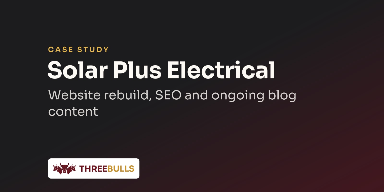 Solar Plus Electrical case study