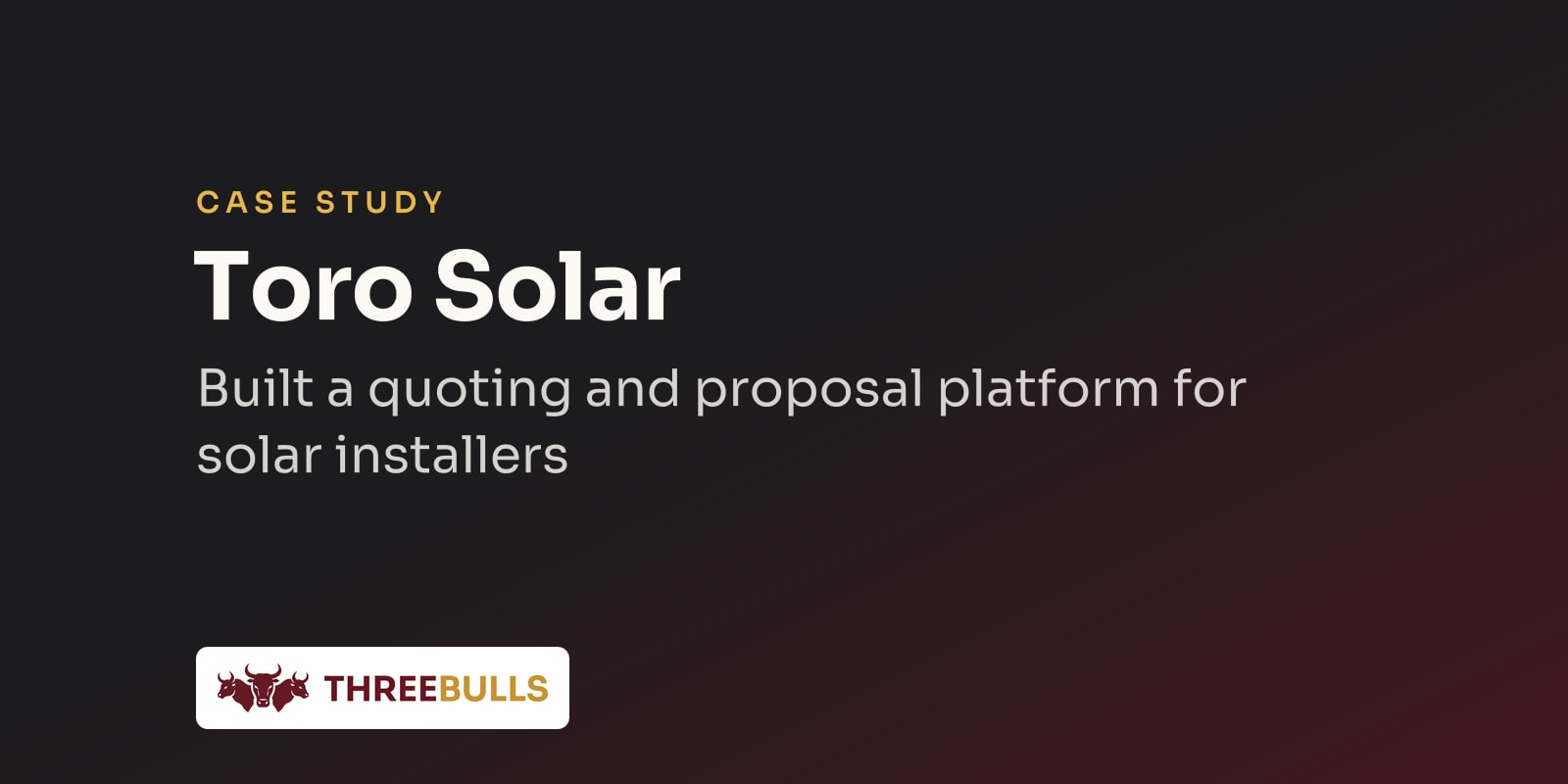 Toro Solar case study